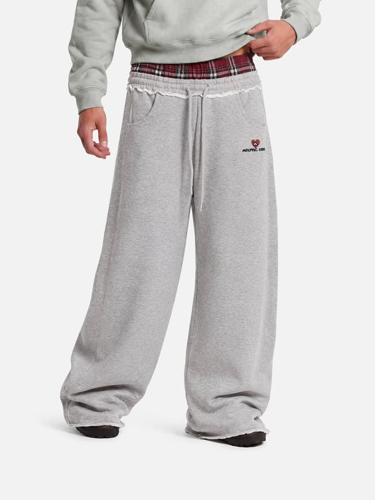 Double Waist Baggy Sweatpants