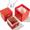 Preserved Eternal Rose Necklace Gift Set